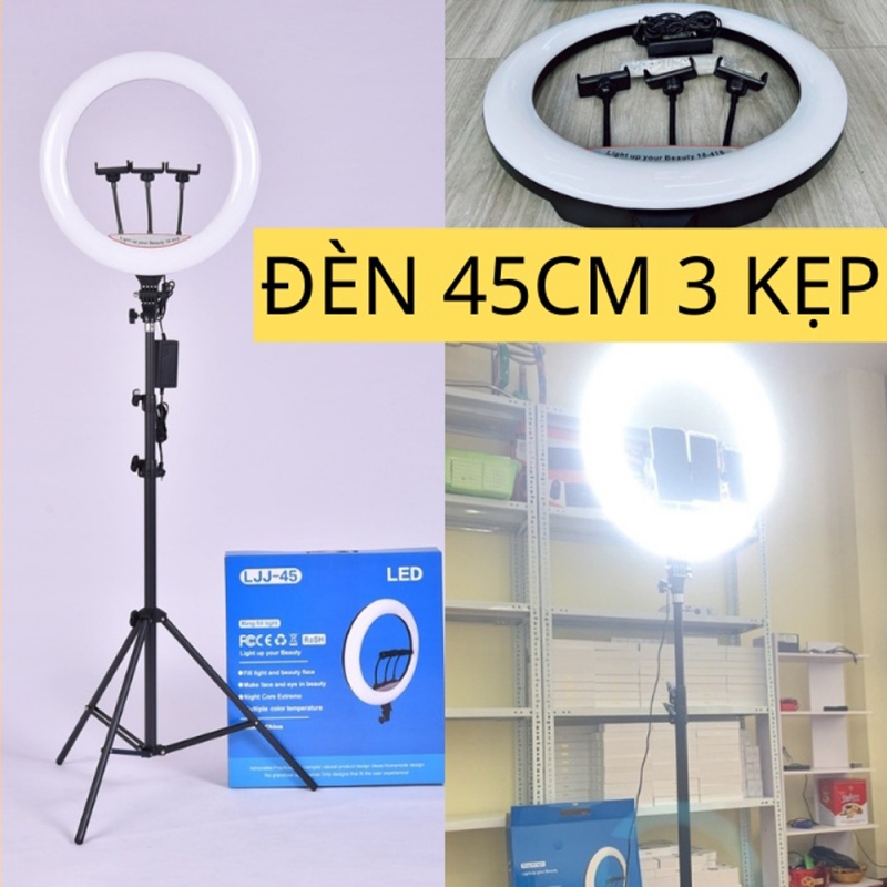 Đèn Led Ring Livestream 3 Chân Size 45cm + Chân đứng
