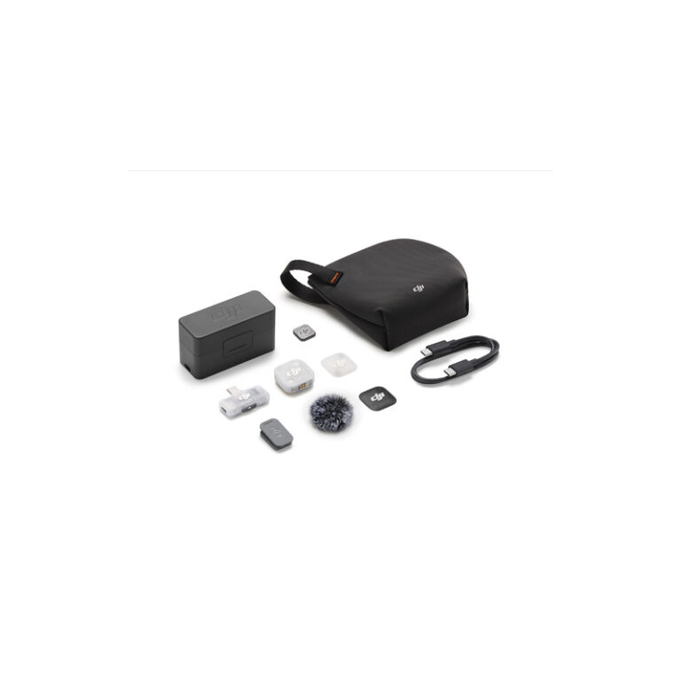 Micro thu âm DJI Mic Mini 2 (1 TX + 1 Mobile RX + Charging) 1 mic + 1 thu cho điện thoại + hộp sạc + phụ kiện
