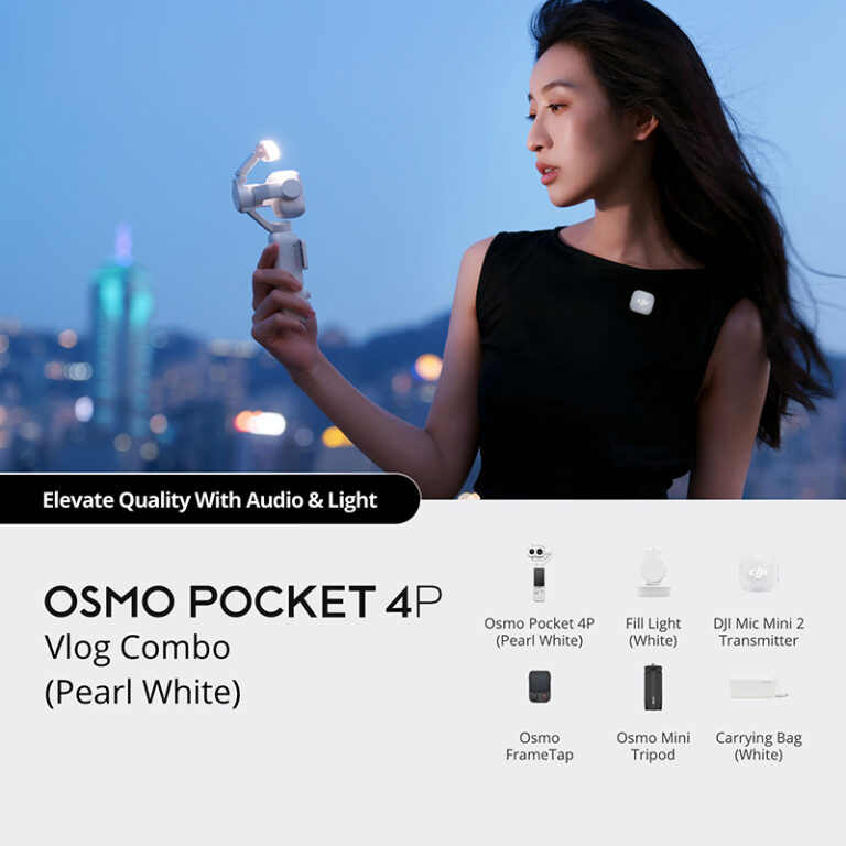 Camera hành động DJI OSMO Pocket 4P Vlog Combo