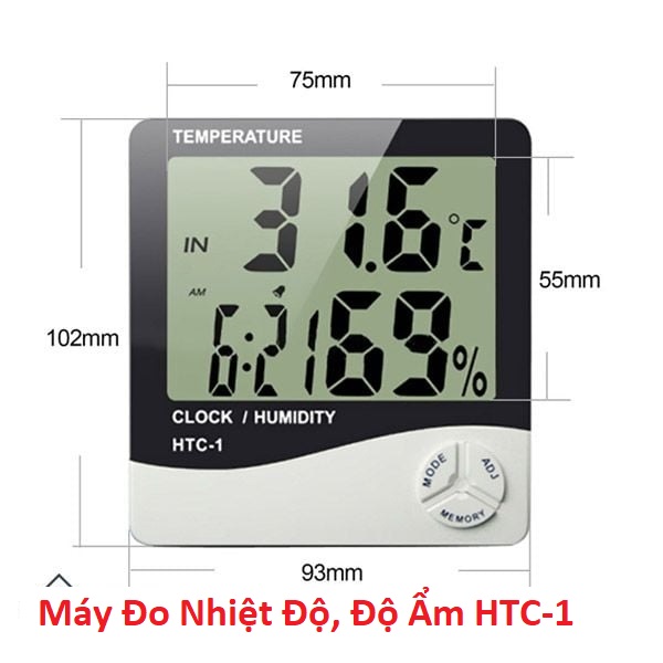 Máy Đo Nhiệt Độ, Độ Ẩm HTC-1