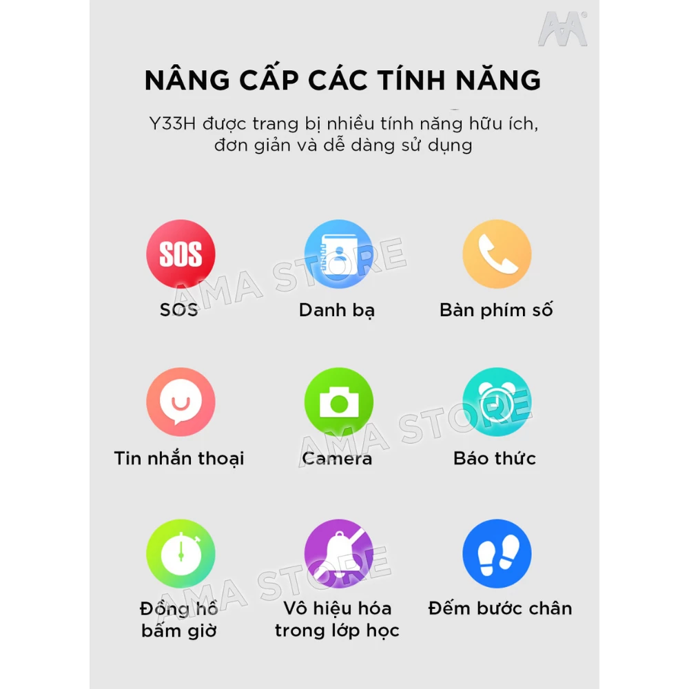 Đồng hồ định vị trẻ em Y20 4G video call