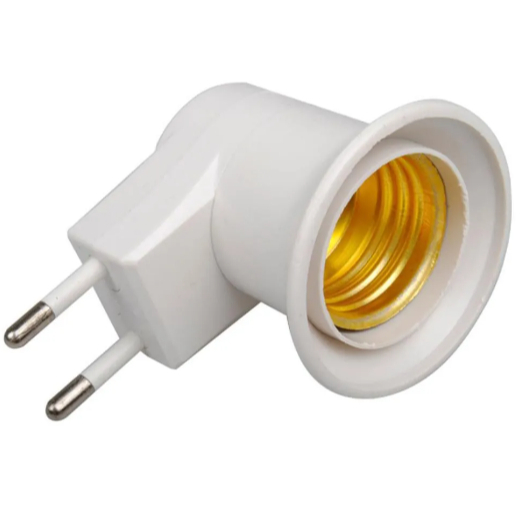 Đui Đèn E27 Có Công Tắc, Phích Cắm Tròn