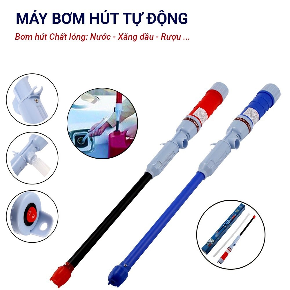 Dụng Cụ Bơm Hút Nhiên Liệu Bằng Pin.