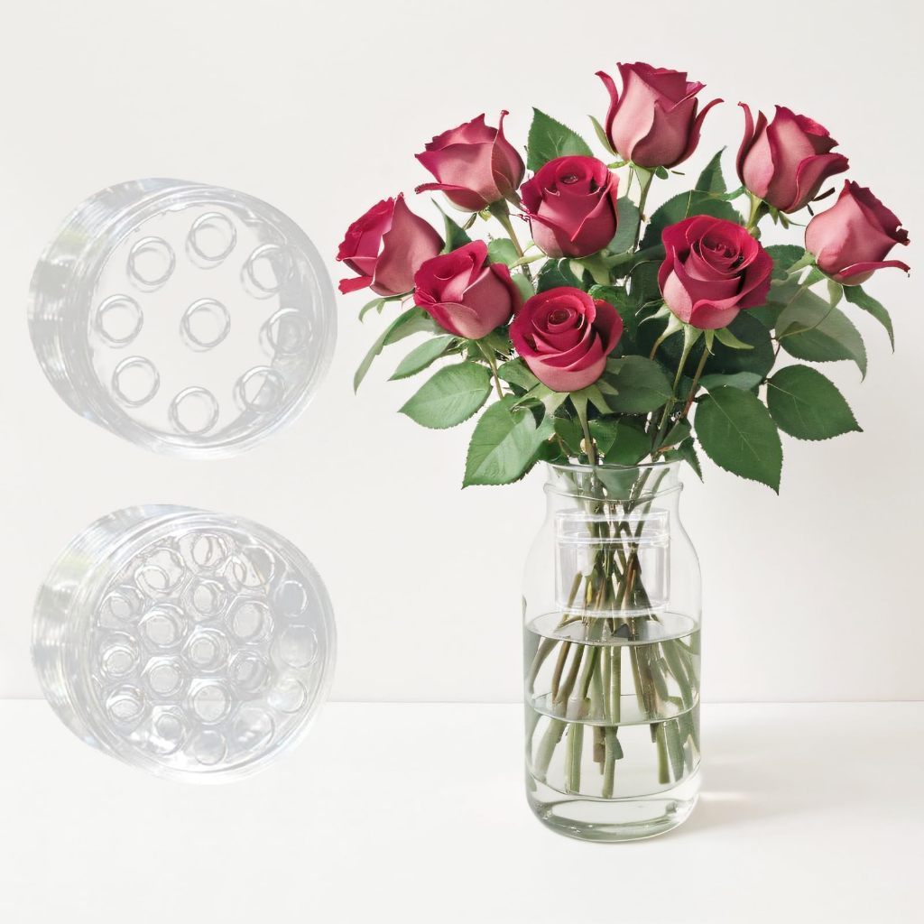 Dụng cụ cắm định hình, xoay cuống hoa size (lớn) 8x8x5cm