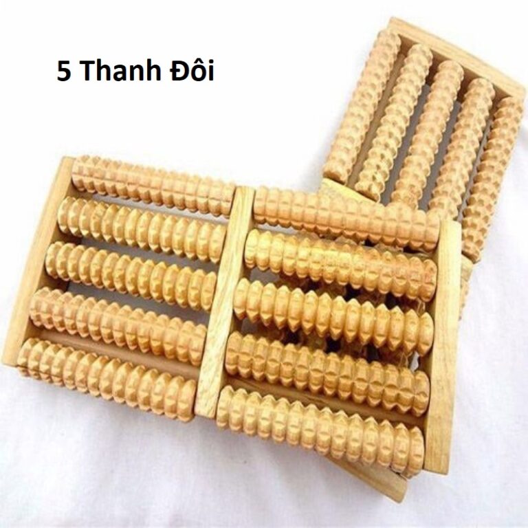 Dụng Cụ Massage Chân 5-8 Thanh Gỗ
