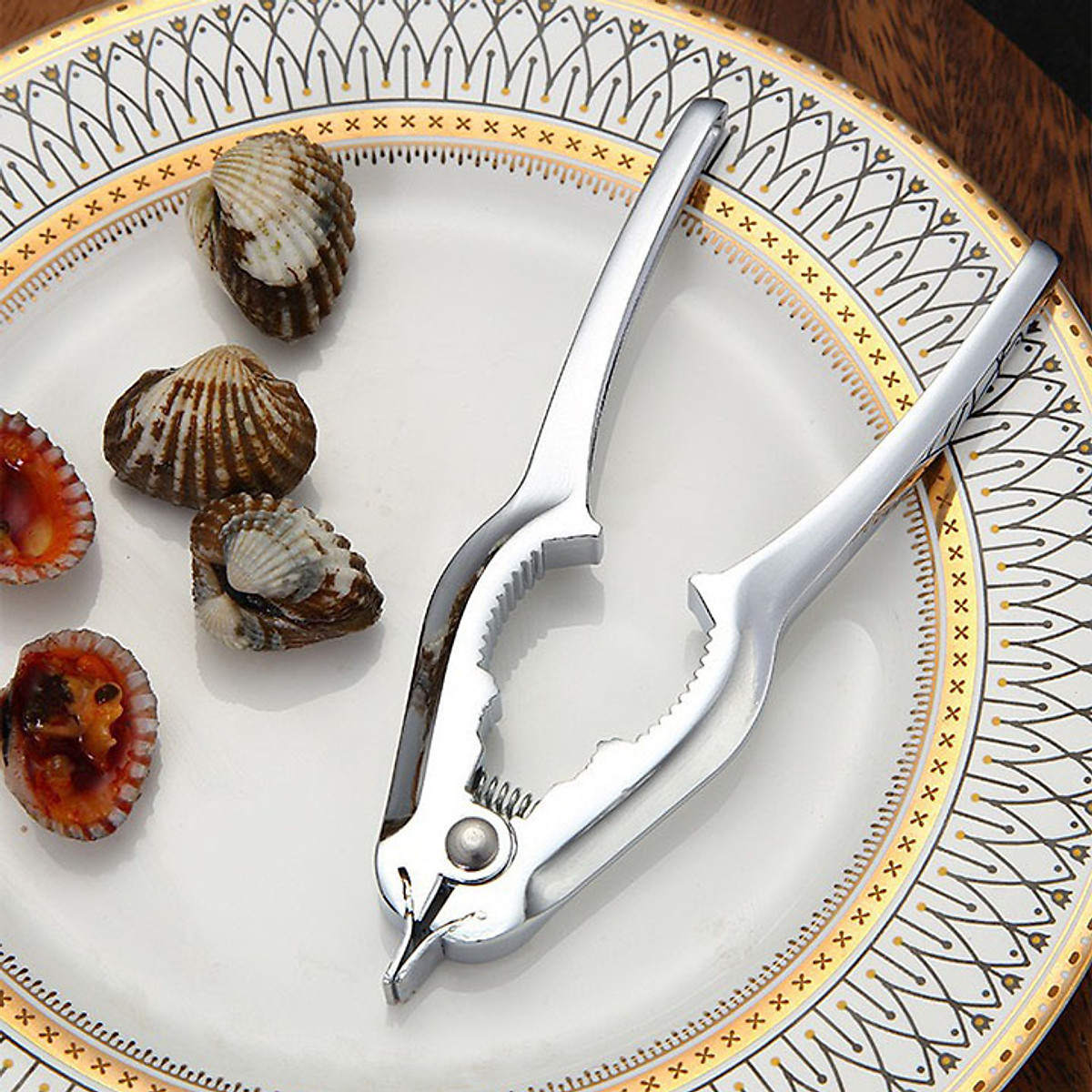 Dụng Cụ Tách Sò, ốc, mắt ca, kẹp cua ghẹ ... Inox.