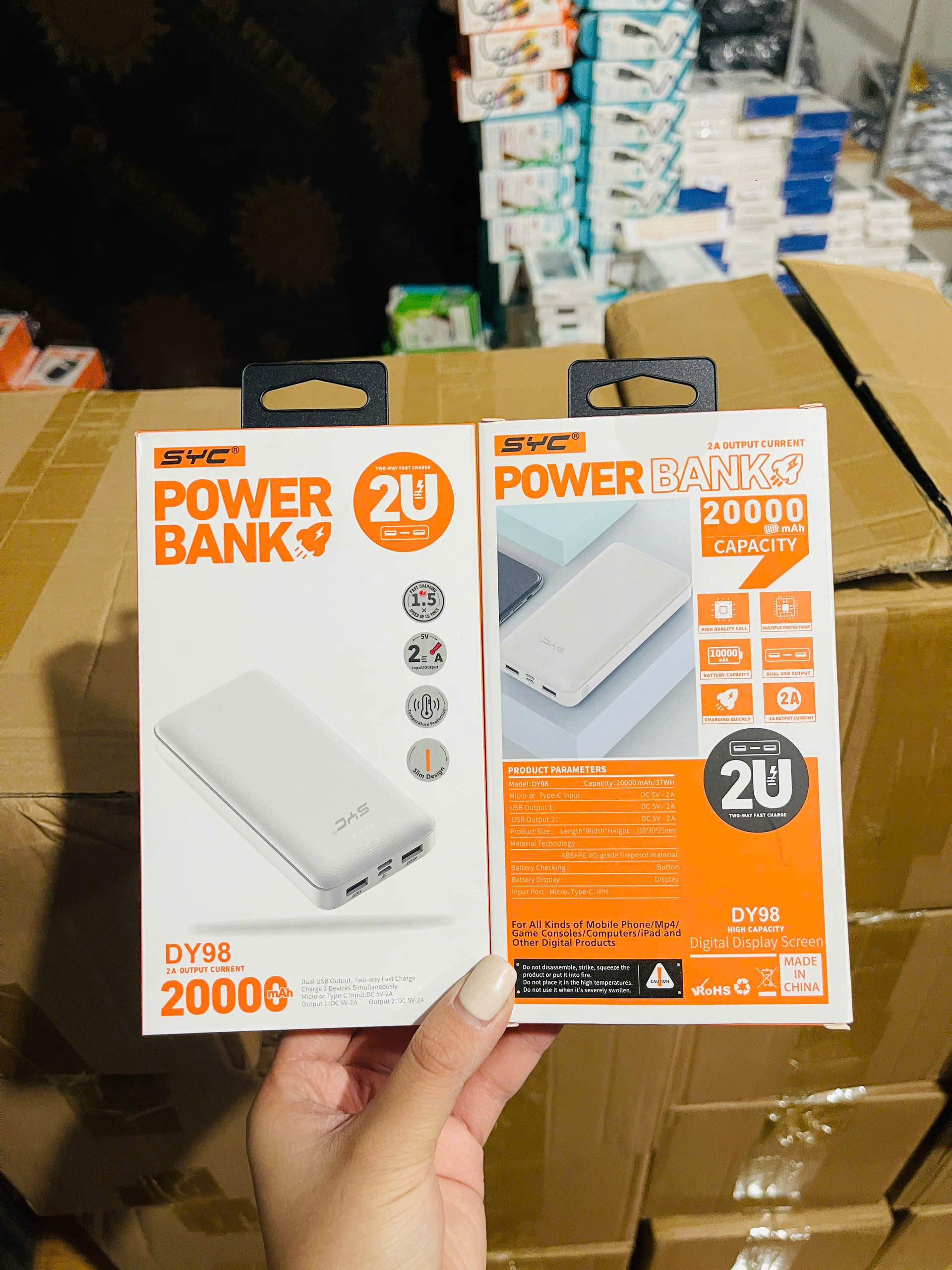 Sạc dự phòng SYC DY98 20000 mah