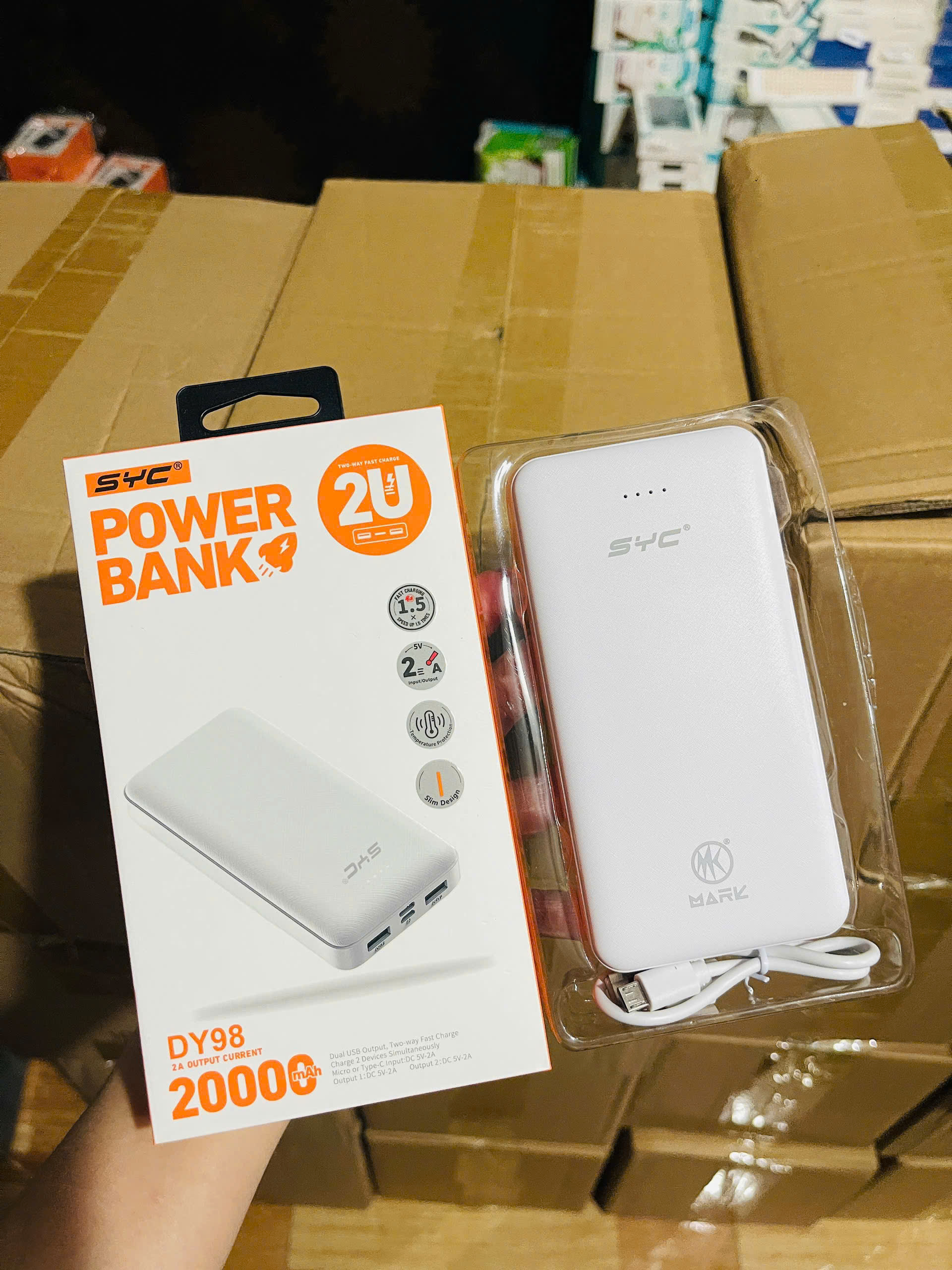 Sạc dự phòng SYC DY98 20000 mah