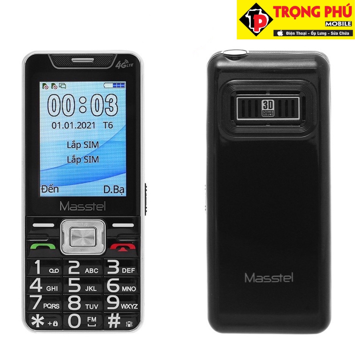 Điện thoại MASSTEL izi 55 4G - Sóng 4G chuẩn