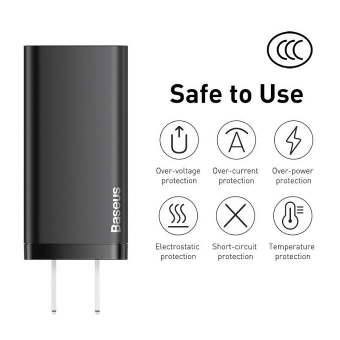 Cốc sạc 4 cổng nhanh Baseus 65W  Baseus GaN2 Lite