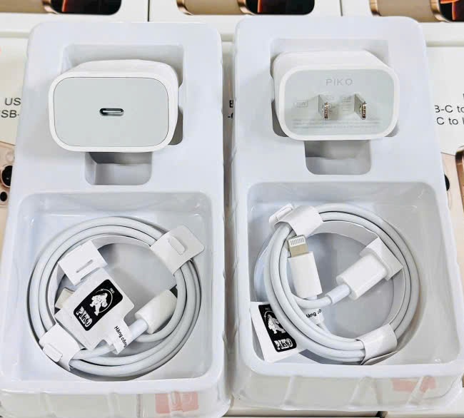 Bộ sạc TypeC-TypeC Piko 35W Nâu