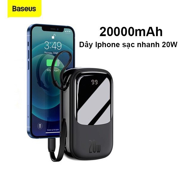Sạc dự phòng Baseus QPOW 20W 20000mAh