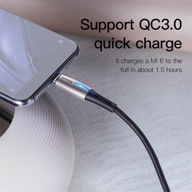 Cáp sạc TypeC-TypeC 60W Baseus Water Drop-shaped