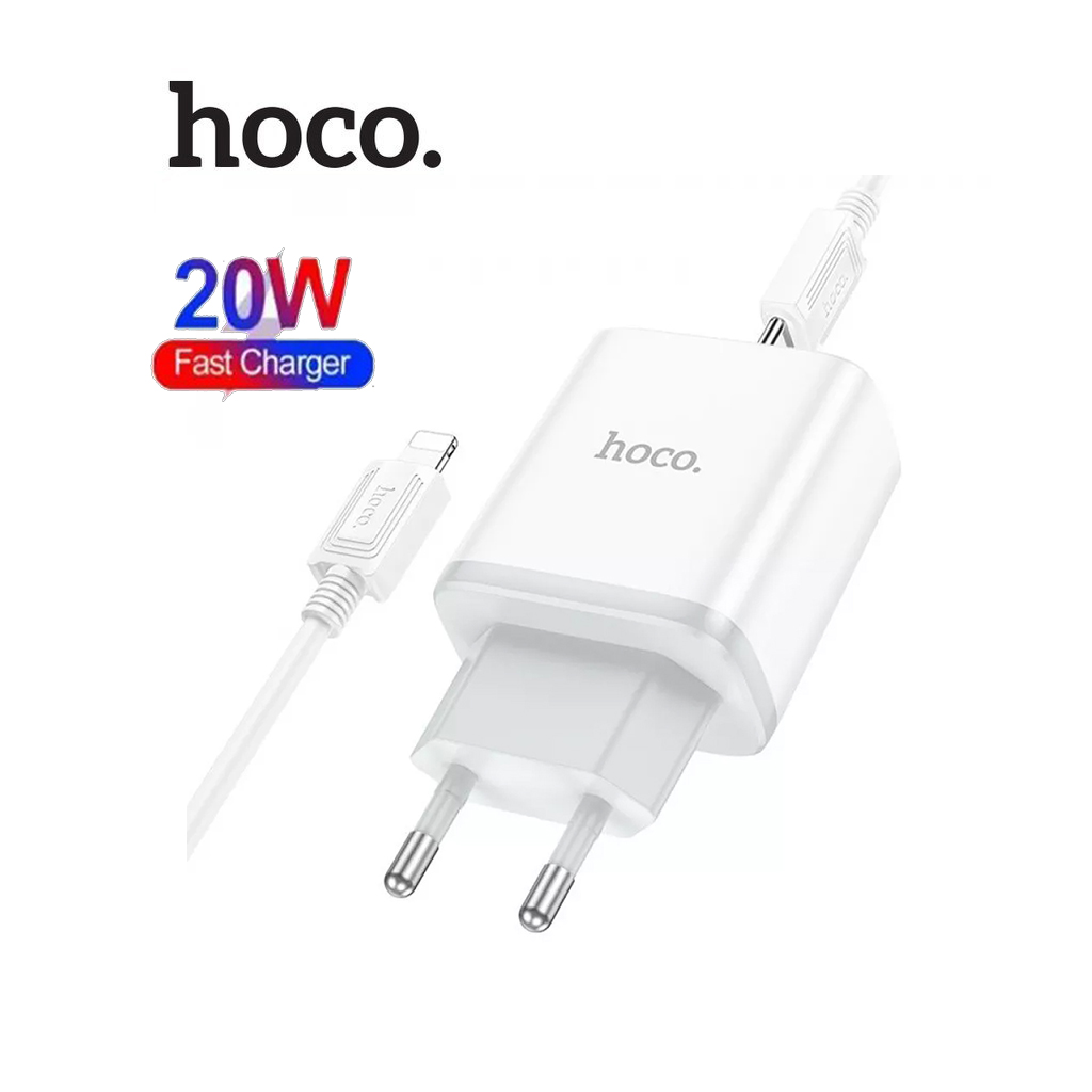 Bộ sạc TypeC-Lighting iPhone 20W HOCO C104A