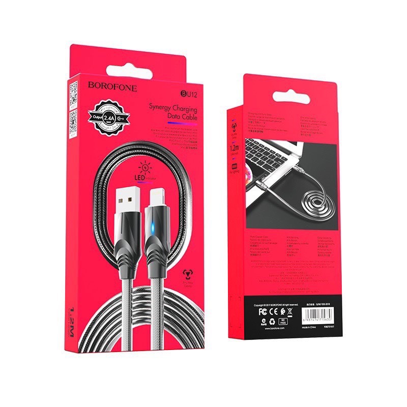 Cáp sạc Usb-Lighting BOROFONE bu12
