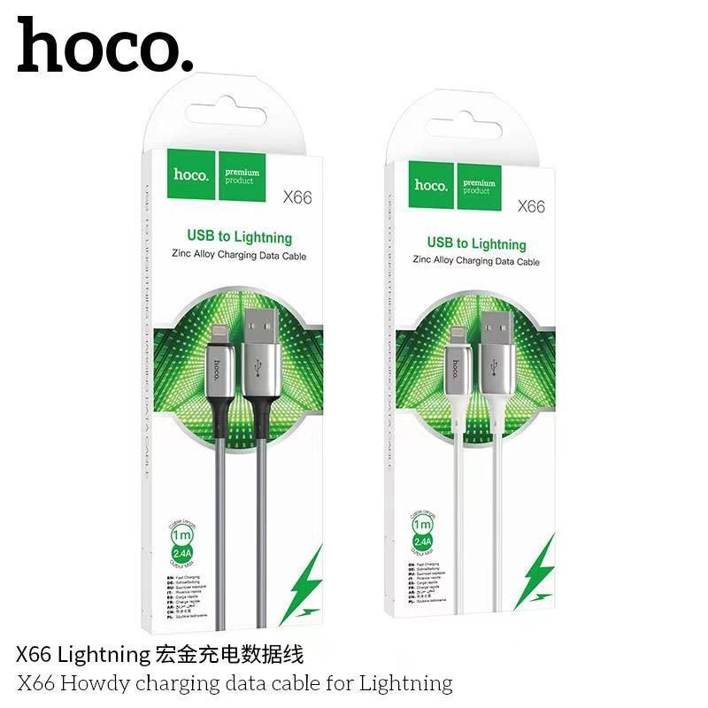 Cáp sạc Usb-Lighting Hoco X66