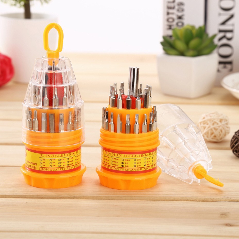 Bộ tua vít tròn 31 đầu tiện dụng
