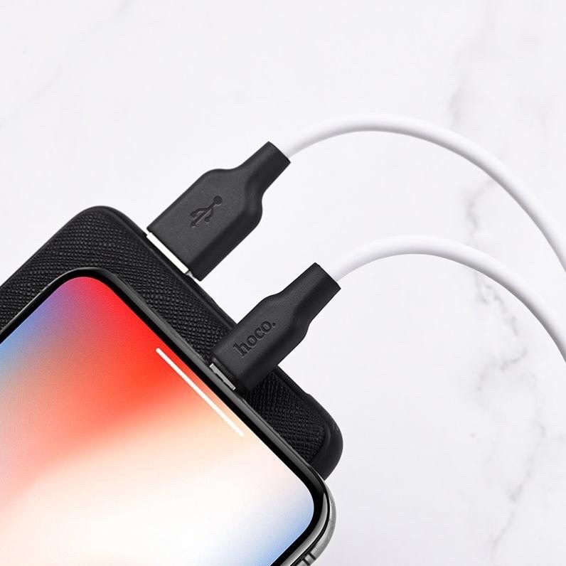 Cáp sạc Usb-Micro Hoco X21 Plus 1m