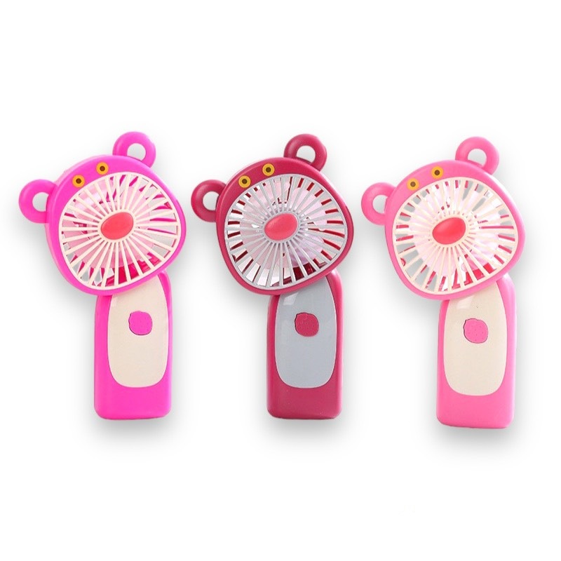 Quạt Cầm Tay Mini Gấu Dâu Lotso