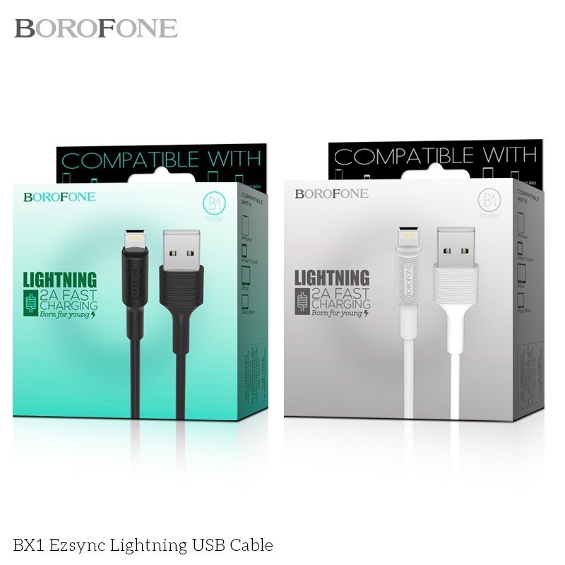 Cáp sạc Usb-Lighting Borofone bx1