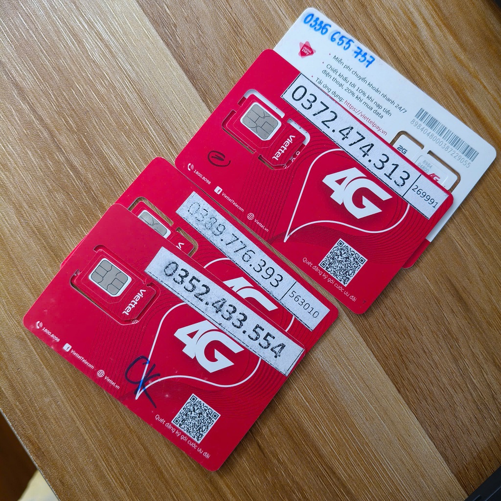 Sim Viettel Số đẹp 390k
