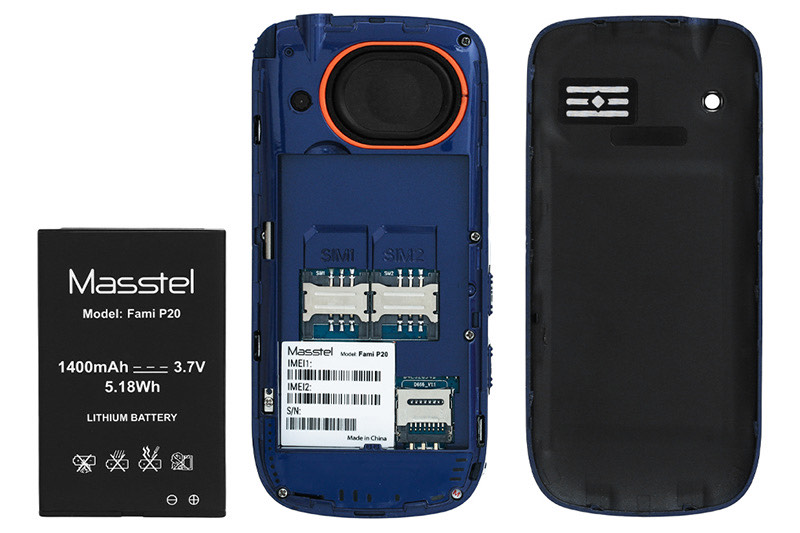Điện thoại MASSTEL FAMI P20  mới fullbox người già