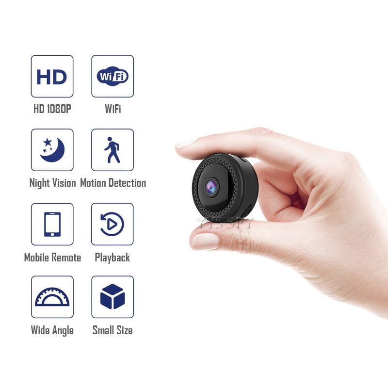 Camera mini wifi W12 Full HD 1080 P ap 365cam