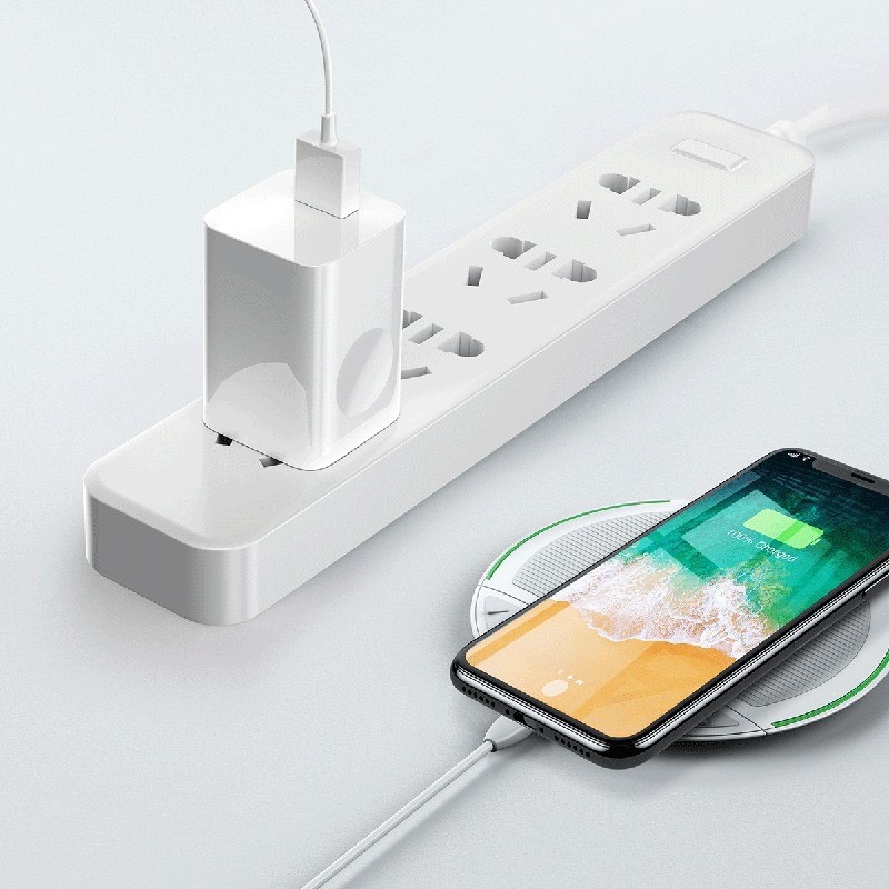 Cốc sạc usb Baseus wiless Charging + Quick Charger 3A