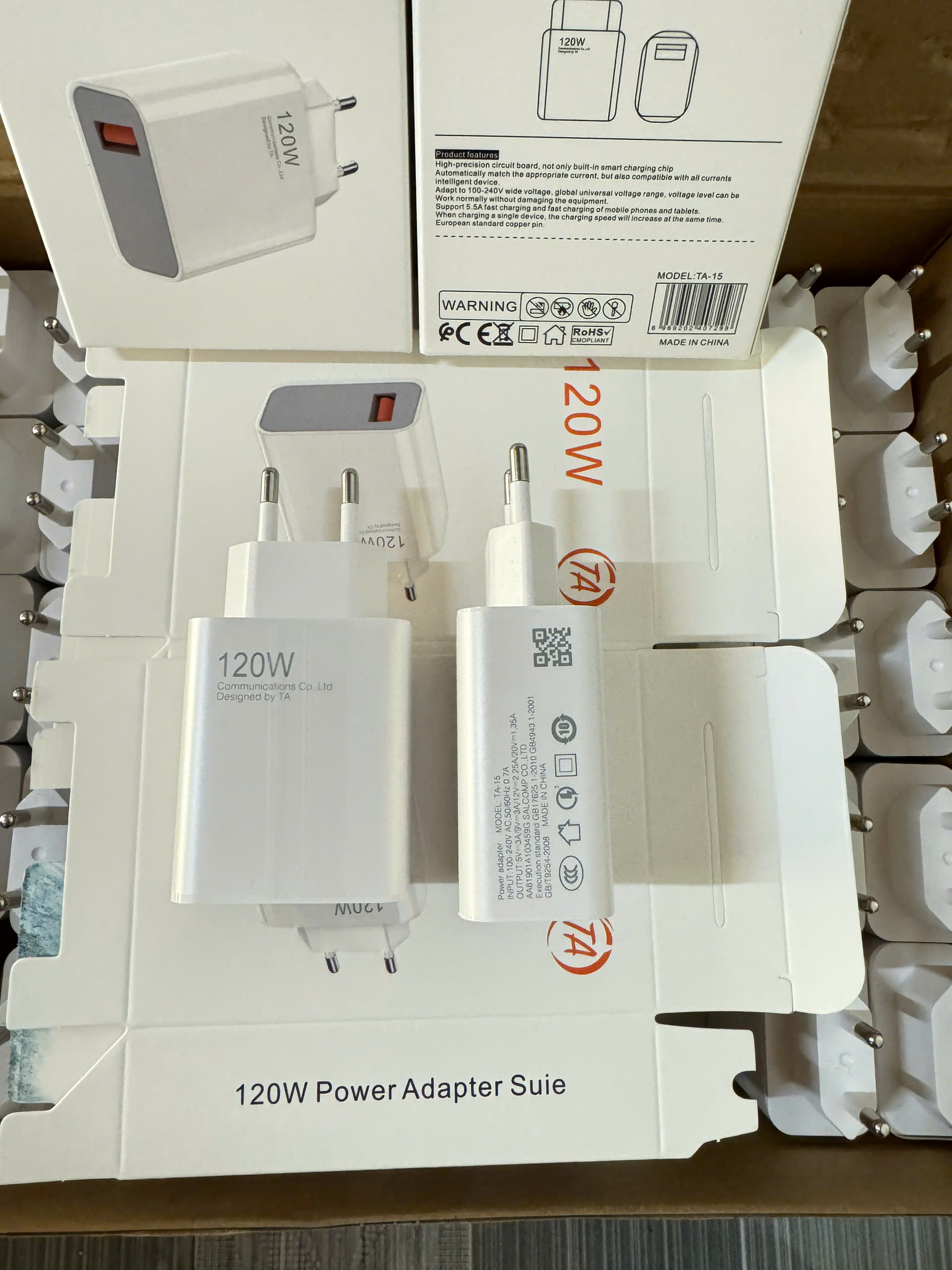 Cốc sạc USB 120w TA-15 cho các dòng Xiaomi 150k