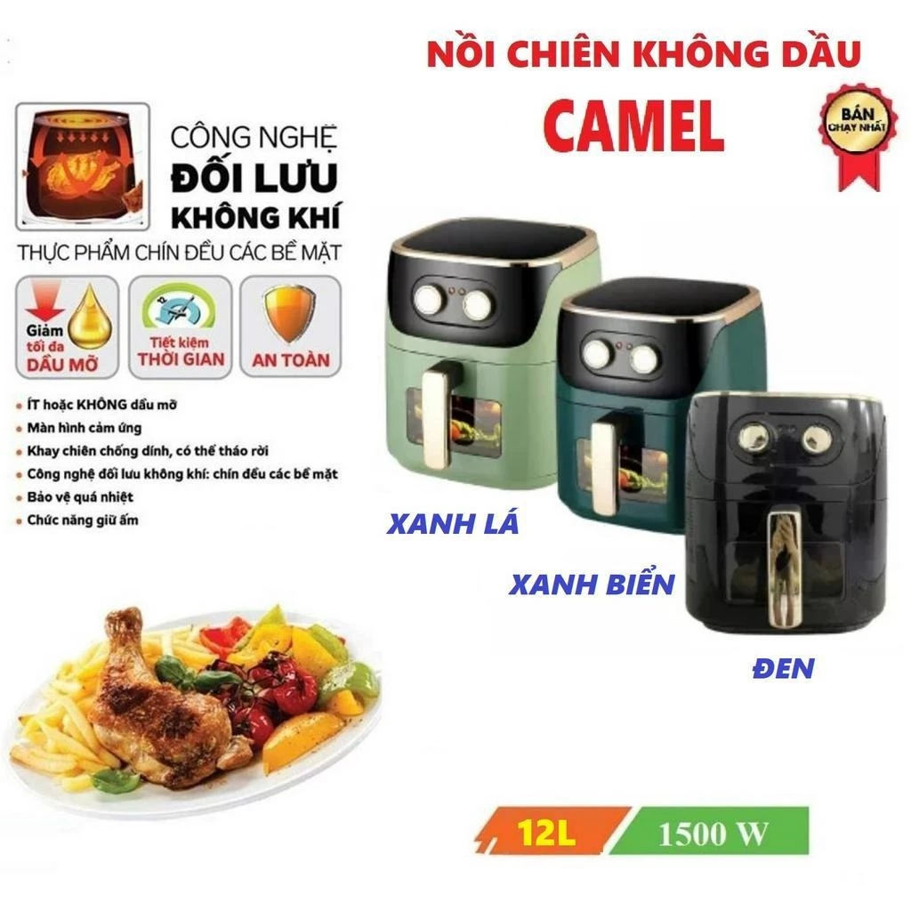 Nồi chiên không dầu CAMEL 10 Lít