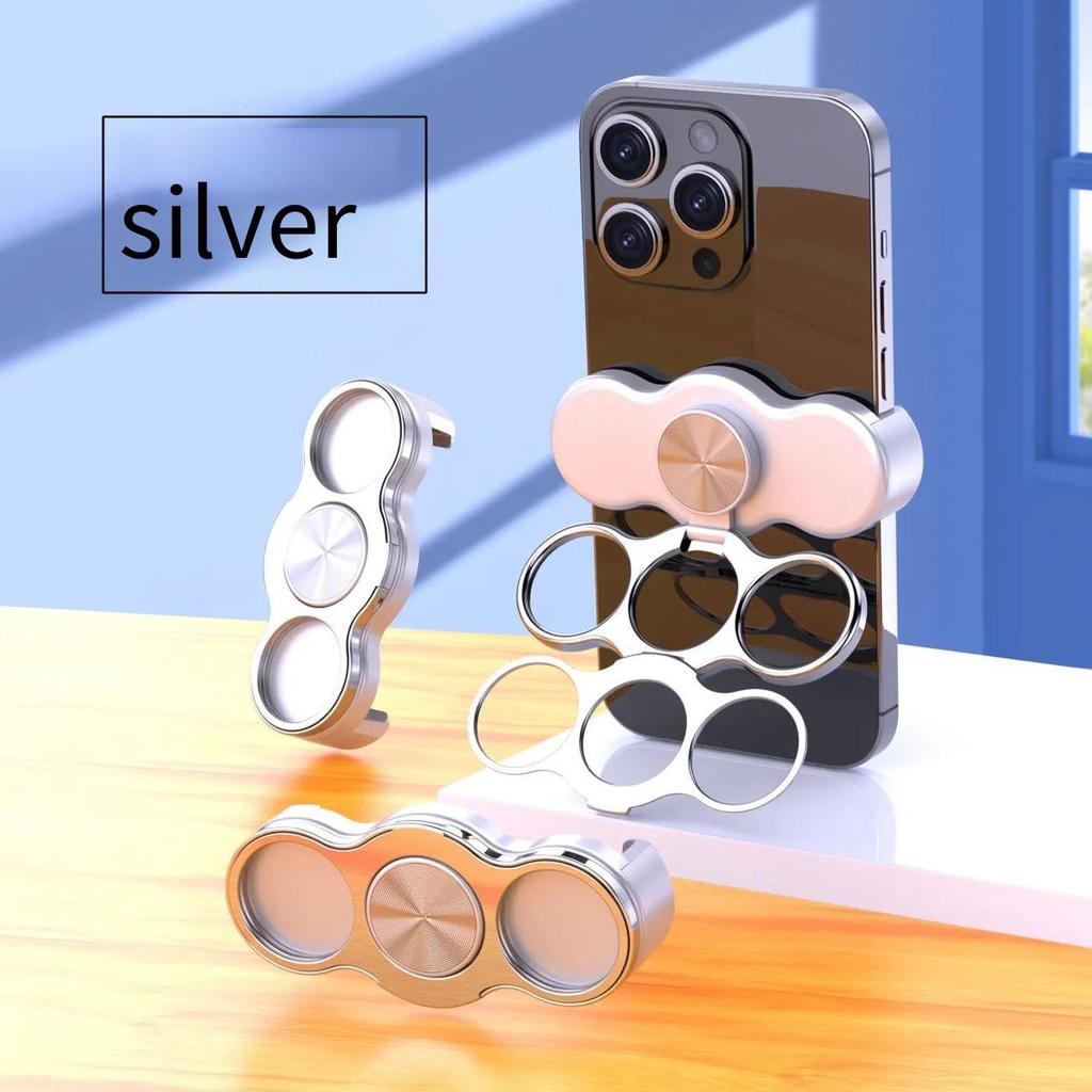 Giá Đỡ Điện Thoại 3in1 Kẹp Lưng 3 Ngón Tay Xoay 360 Độ màu nhẫu nhiên