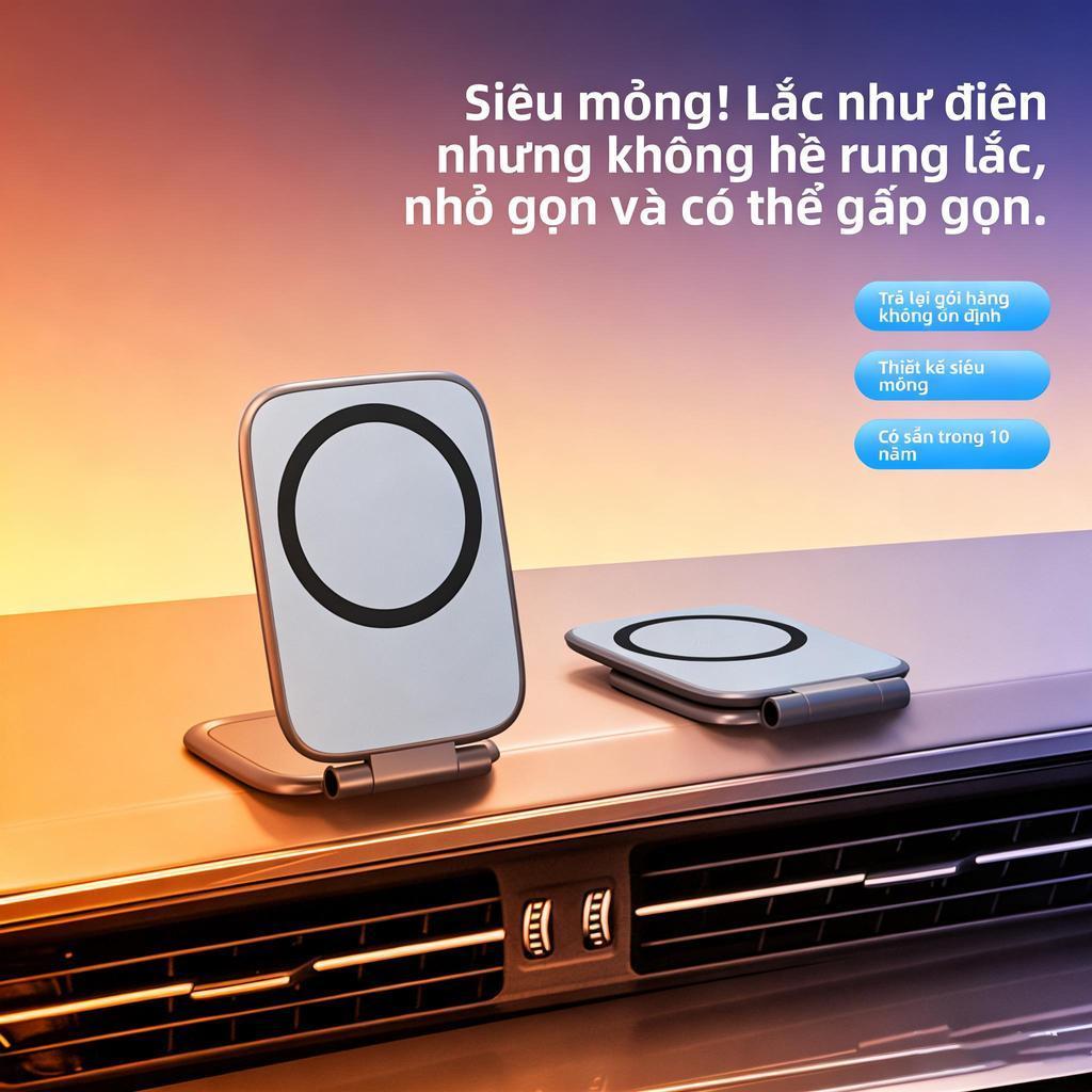 Kệ điện thoại từ tính hít nam châm 2 mặt