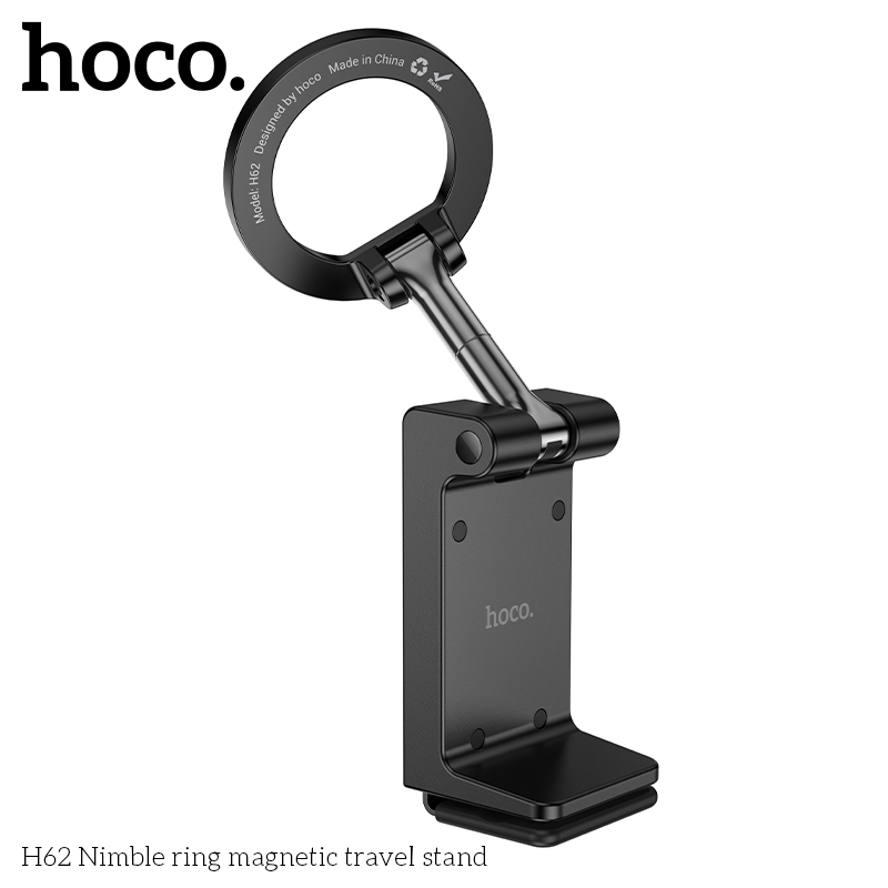 Kệ điện thoại Hoco H62 từ kính kẹp bàn, Valy