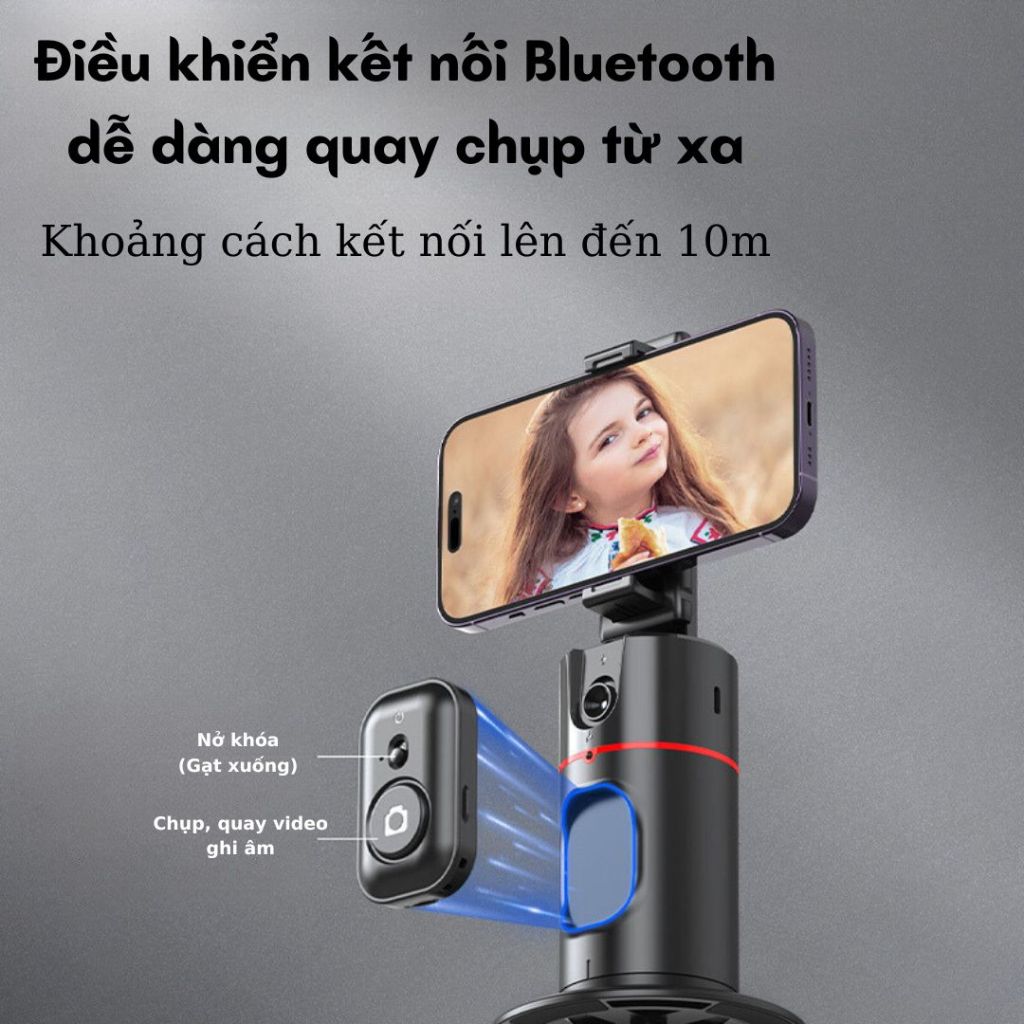 Gậy Giá Đỡ Gimbal Xoay 360 Độ Bắt Tự Chuyển Động Q02.