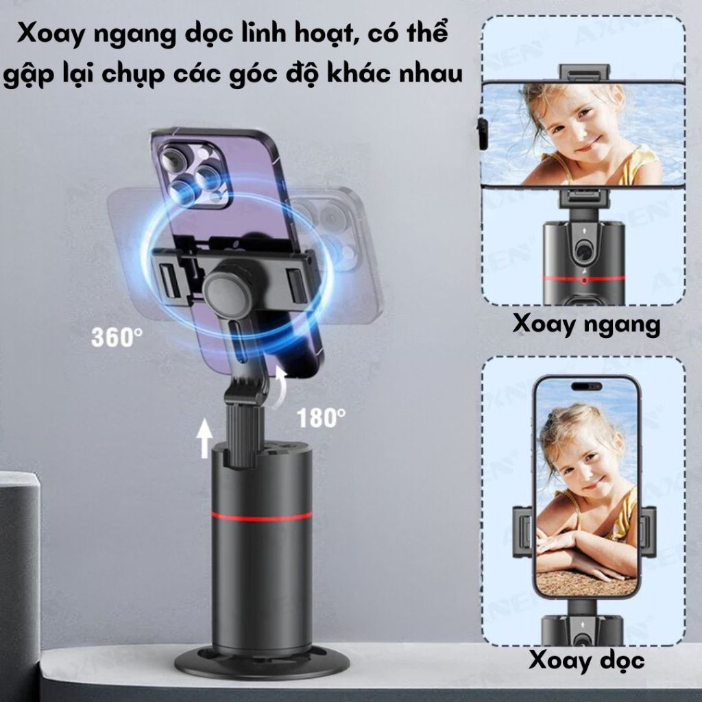 Gậy Giá Đỡ Gimbal Xoay 360 Độ Bắt Tự Chuyển Động Q02.