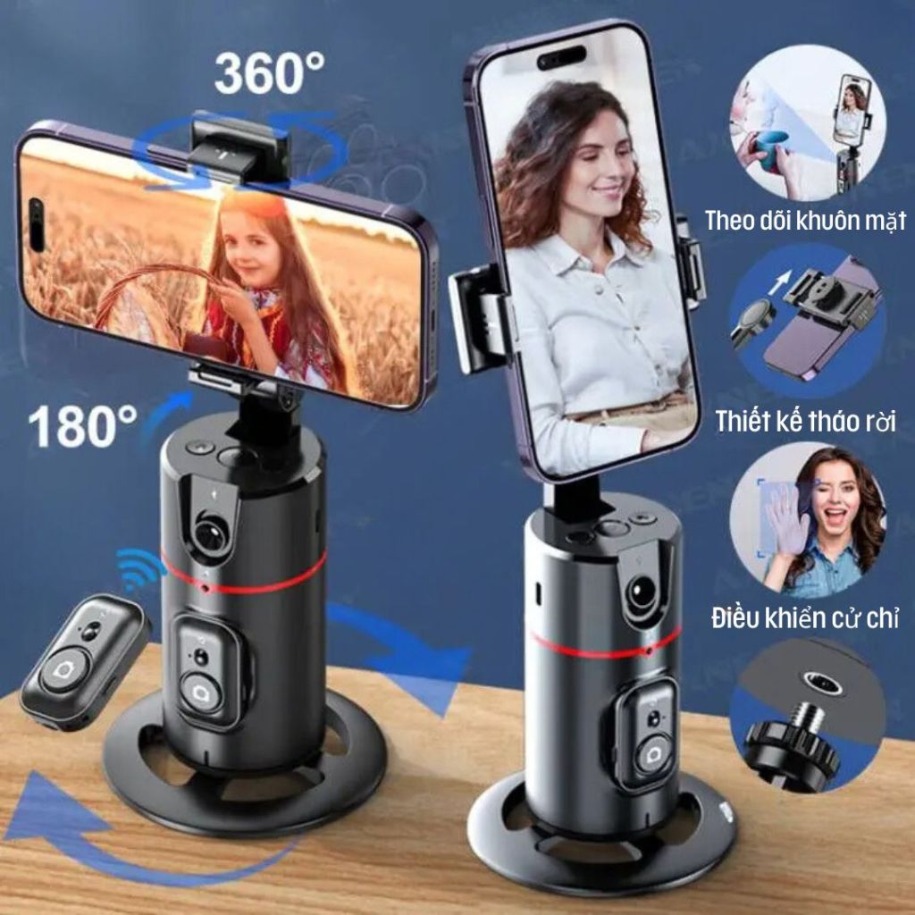 Gậy Giá Đỡ Gimbal Xoay 360 Độ Bắt Tự Chuyển Động Q02.