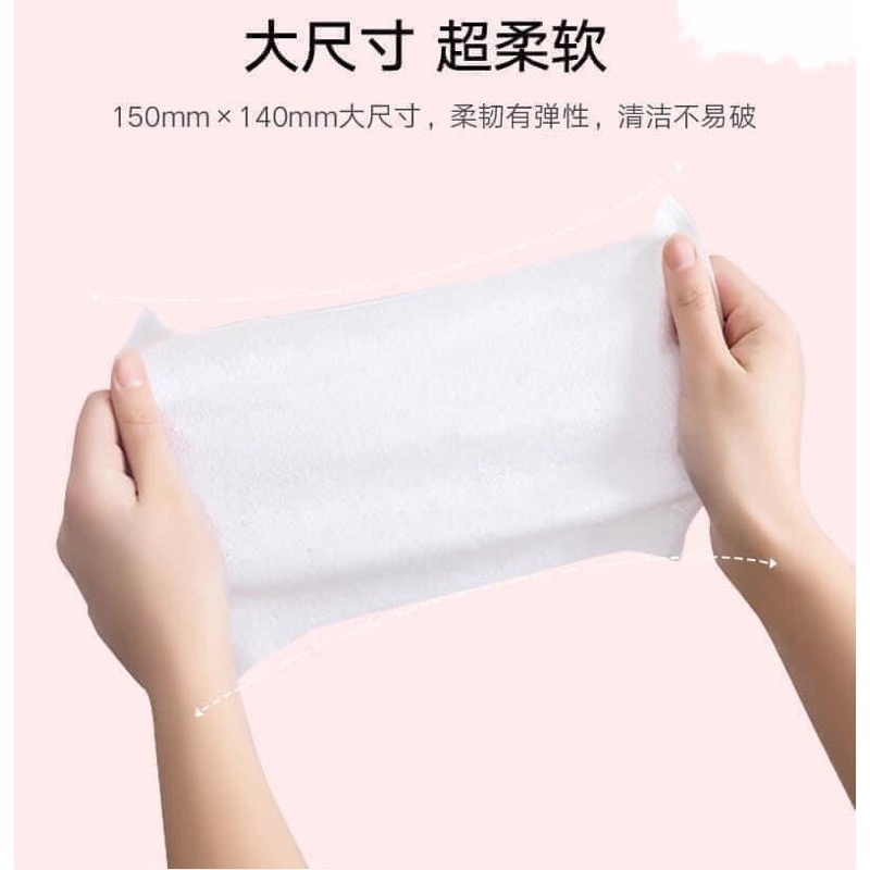 Gói Set 8 Bịt Khăn Ướt Mini Bỏ Túi và 1 Gói Khăn Giấy Ướt Baby Wipes 80g