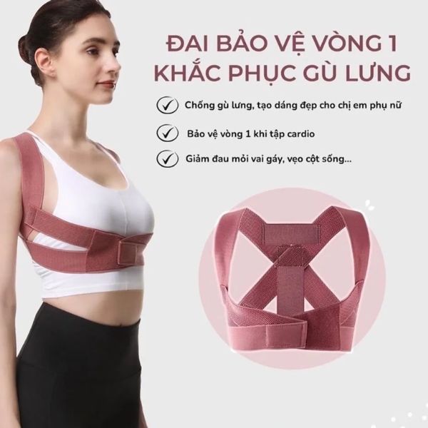 Đai Chống Gù Lưng Bảo Vệ Vòng 1