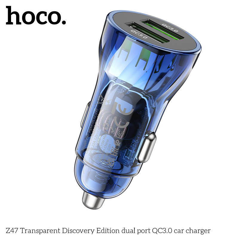 Tẩu sạc xe hơi ô tô Hoco Z47 trong