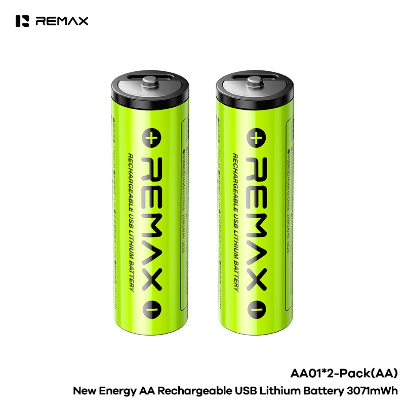 Pin sạc Lithium Remax AAA (3A) 814mWh cổng Type-c Hộp 4 sạc lại được