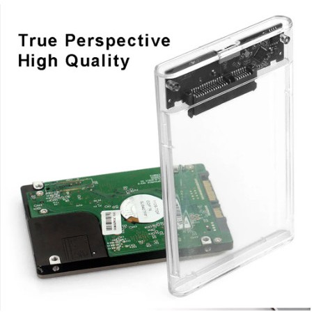Hộp ổ cứng di động trong suốt 2.5 HĐ 2020U3 Sata III USB 3.0