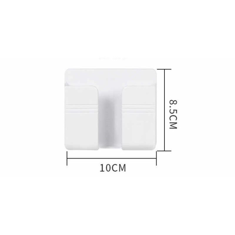 Hộp đựng Remote, điện Thoại Có Lỗ Cắm Sạc Dán Tường màu ngãu nhiên hay inbox