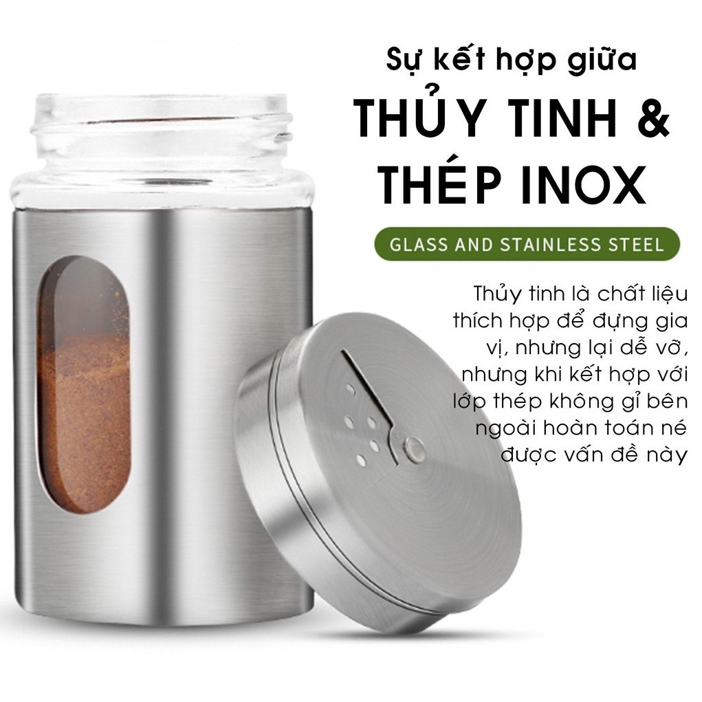 Hủ Đựng Tăm, Đựng Tiêu Inox