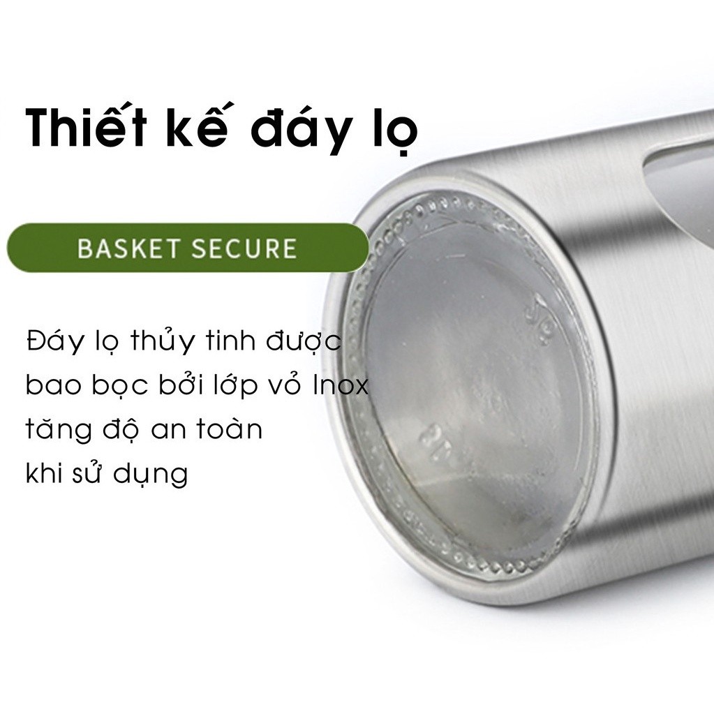 Hủ Đựng Tăm, Đựng Tiêu Inox
