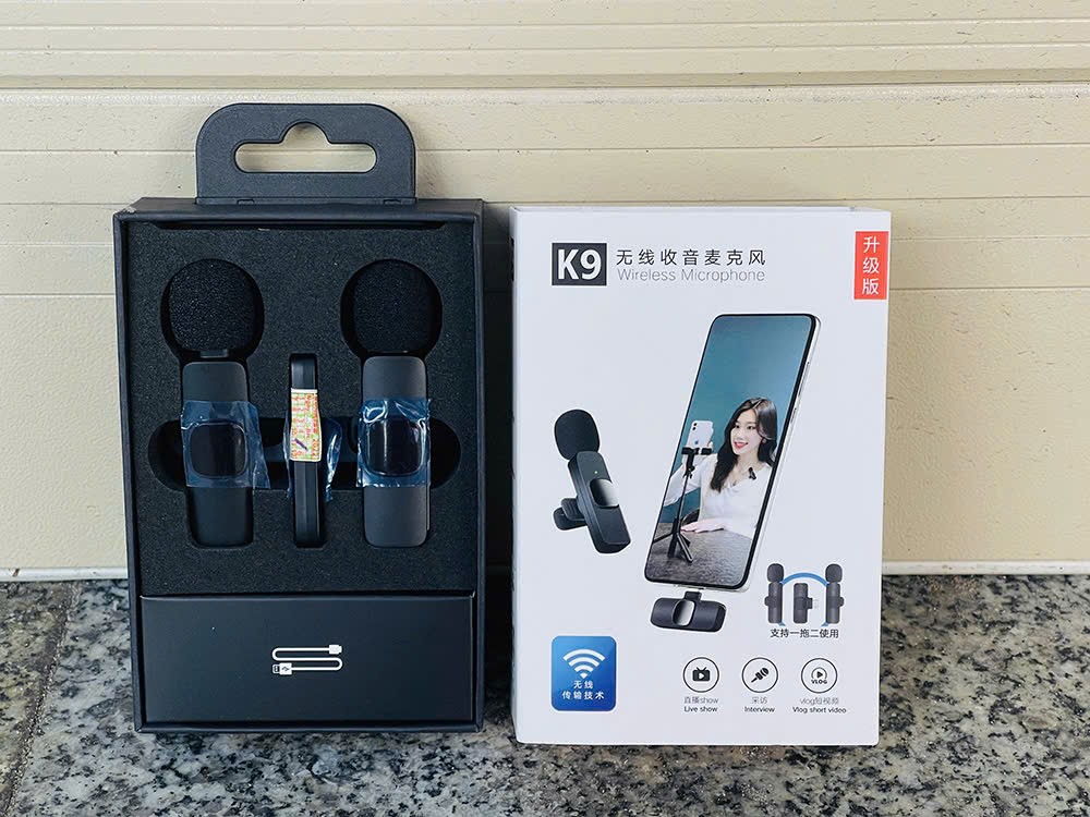 Micro Thu âm K8,K9 - 2 mic
