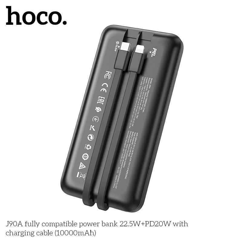 Sạc dự phòng Hoco J90A 10.000mah 22,5w