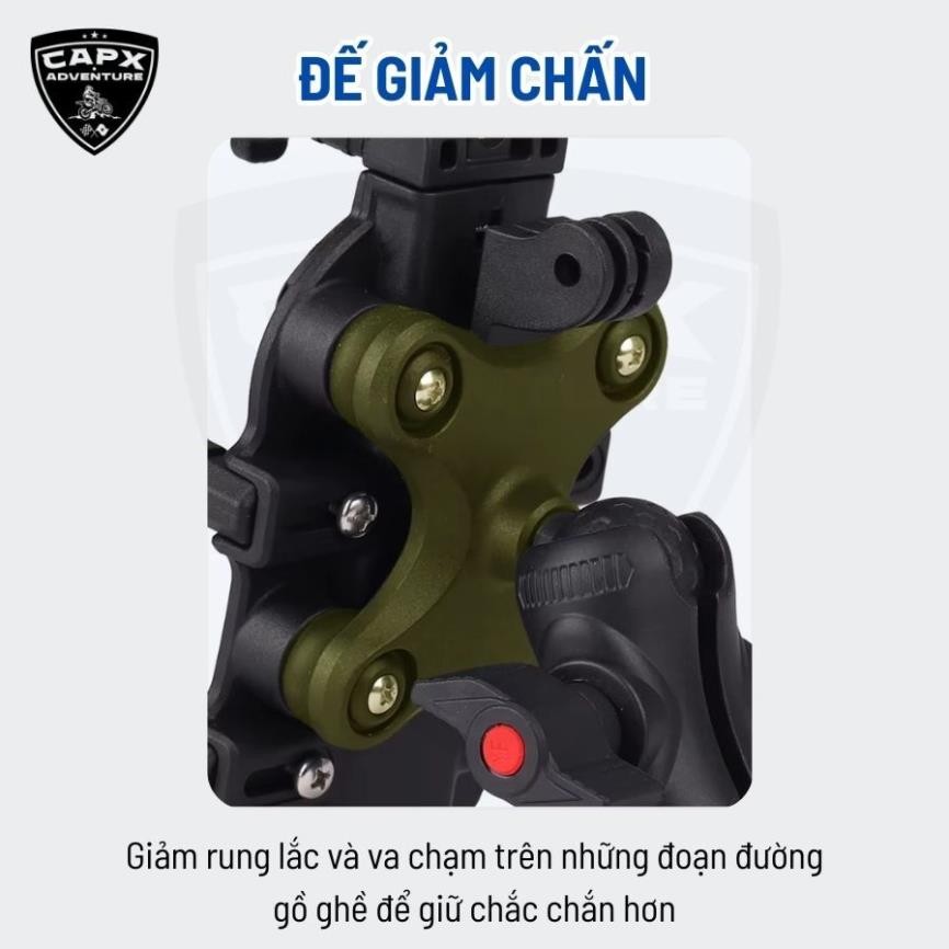 Kệ Xe máy đỡ điện thoại NETPOR TQ-099 (Có Mũ)
