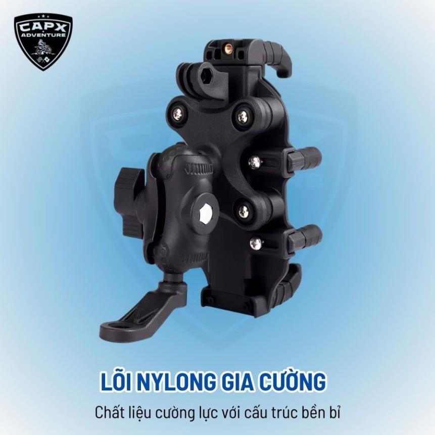 Kệ Xe máy đỡ điện thoại NETPOR TQ-099 (Có Mũ)