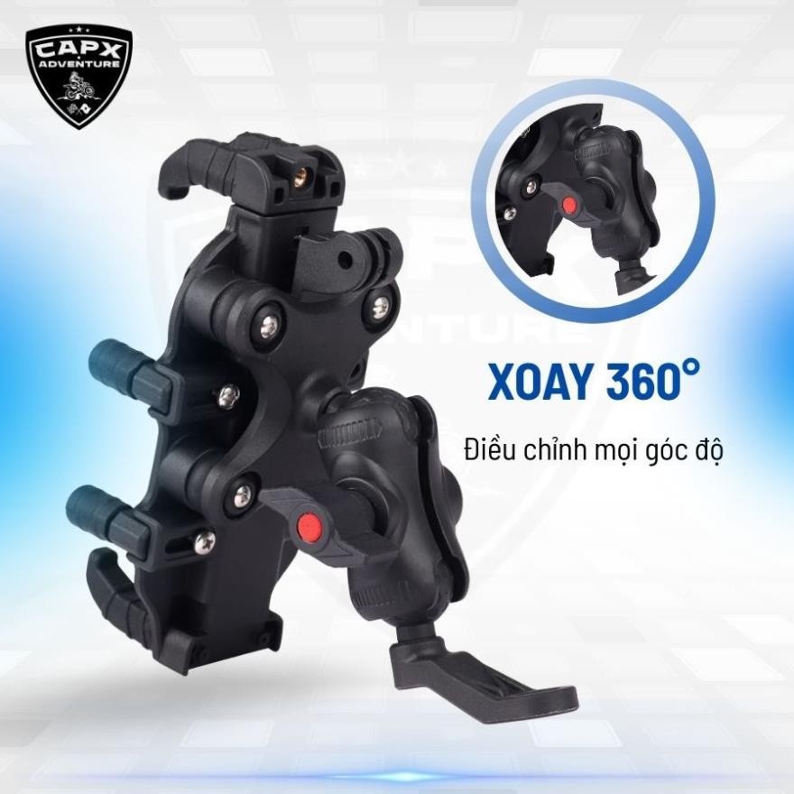 Kệ Xe máy đỡ điện thoại NETPOR TQ-099 (Có Mũ)