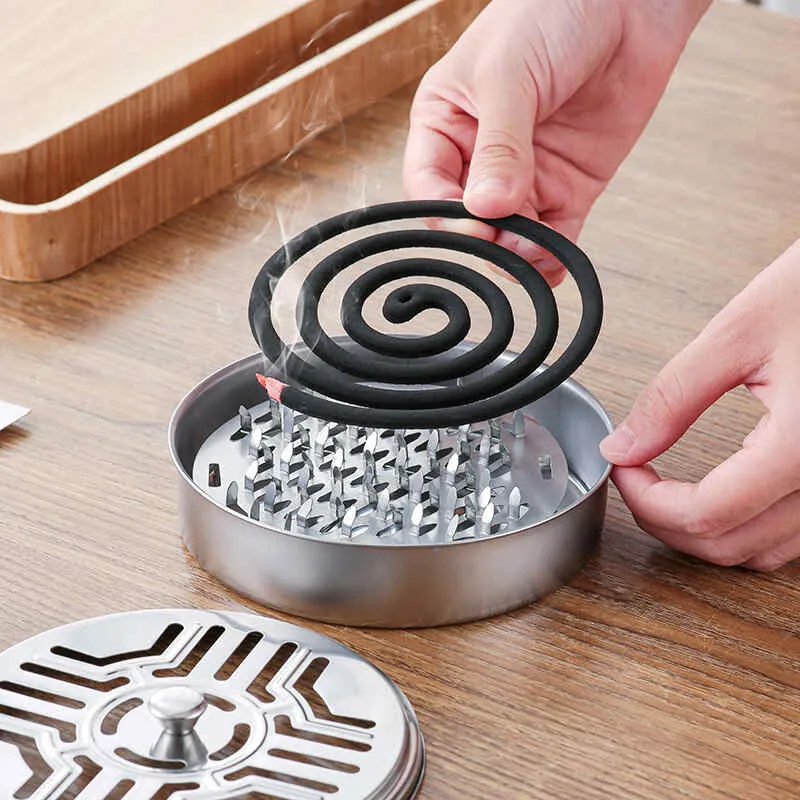 Khay Đựng Nhang Muỗi Thân Thấp